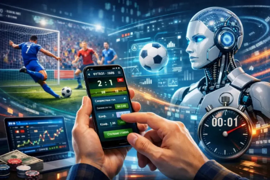 Как работает live-беттинг с AI: ставки за секунды
